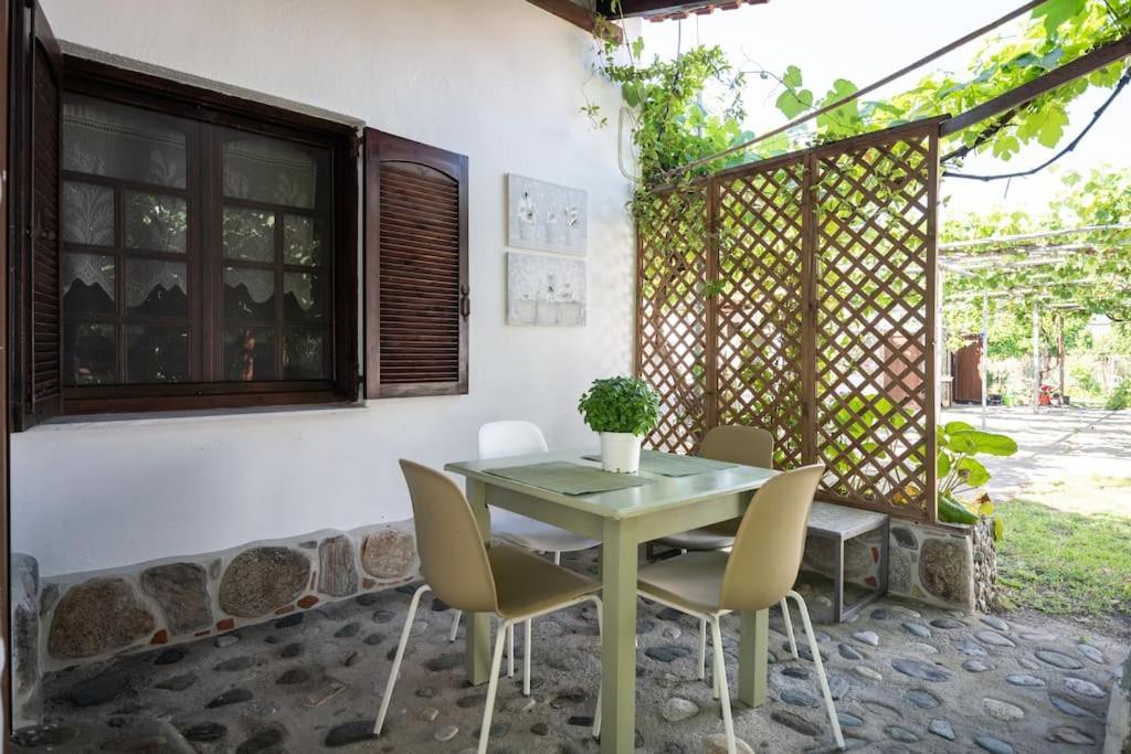 Traditionelles Appartement Athos Shadow Am Meer Paralia Sikias Eksteriør bilde